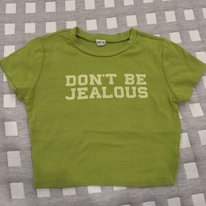 Garage Lime Green Crop Top